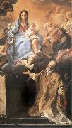 Maratta, Carlo The Madonna and its aparicion to San Felipe Neri oil painting